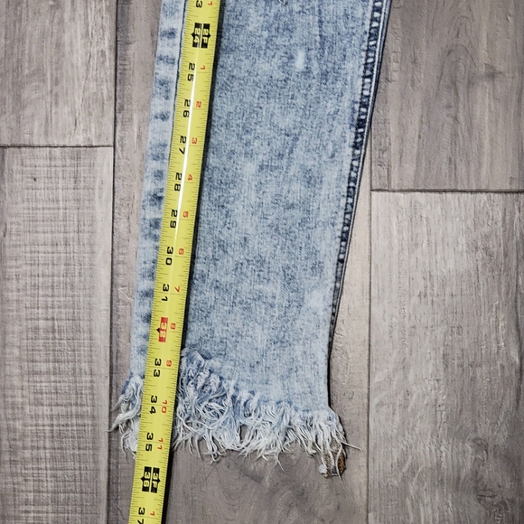 Free People Great Heights Freyed Hem Distressed Skinny Jeans - Picture 4 of 13